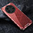 Custodia Silicone Trasparente Laterale 360 Gradi Cover AM4 per Xiaomi Mi 13 Ultra 5G Rosso