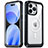 Custodia Silicone Trasparente Laterale 360 Gradi Cover con Mag-Safe Magnetic AC1 per Apple iPhone 14 Pro Max