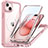 Custodia Silicone Trasparente Laterale 360 Gradi Cover con Mag-Safe Magnetic T01 per Apple iPhone 14 Plus