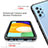 Custodia Silicone Trasparente Laterale 360 Gradi Cover JX1 per Samsung Galaxy A52 4G