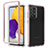 Custodia Silicone Trasparente Laterale 360 Gradi Cover JX1 per Samsung Galaxy A72 4G Oro Rosa