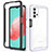 Custodia Silicone Trasparente Laterale 360 Gradi Cover JX2 per Samsung Galaxy A32 4G Bianco