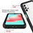 Custodia Silicone Trasparente Laterale 360 Gradi Cover JX2 per Samsung Galaxy A32 5G