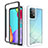 Custodia Silicone Trasparente Laterale 360 Gradi Cover JX2 per Samsung Galaxy A52 4G Bianco