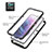 Custodia Silicone Trasparente Laterale 360 Gradi Cover M01 per Samsung Galaxy S22 5G