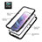 Custodia Silicone Trasparente Laterale 360 Gradi Cover M01 per Samsung Galaxy S23 5G