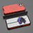 Custodia Silicone Trasparente Laterale 360 Gradi Cover M02 per Nothing Phone 1 Rosso