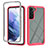 Custodia Silicone Trasparente Laterale 360 Gradi Cover M02 per Samsung Galaxy S21 FE 5G Rosa Caldo