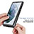 Custodia Silicone Trasparente Laterale 360 Gradi Cover M02 per Samsung Galaxy S23 Ultra 5G