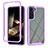 Custodia Silicone Trasparente Laterale 360 Gradi Cover M02 per Samsung Galaxy S24 5G