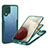 Custodia Silicone Trasparente Laterale 360 Gradi Cover MJ1 per Samsung Galaxy A12 5G Verde
