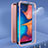 Custodia Silicone Trasparente Laterale 360 Gradi Cover MJ1 per Samsung Galaxy A20