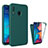 Custodia Silicone Trasparente Laterale 360 Gradi Cover MJ1 per Samsung Galaxy A20 Verde