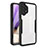 Custodia Silicone Trasparente Laterale 360 Gradi Cover MJ1 per Samsung Galaxy A32 4G Nero