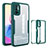 Custodia Silicone Trasparente Laterale 360 Gradi Cover MJ1 per Xiaomi POCO M3 Pro 5G Verde