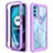 Custodia Silicone Trasparente Laterale 360 Gradi Cover per Motorola Moto G71 5G