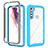 Custodia Silicone Trasparente Laterale 360 Gradi Cover per Motorola Moto One Fusion Plus