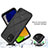 Custodia Silicone Trasparente Laterale 360 Gradi Cover per Samsung Galaxy A03