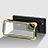 Custodia Silicone Trasparente Laterale 360 Gradi Cover per Samsung Galaxy A81 Giallo