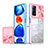 Custodia Silicone Trasparente Laterale 360 Gradi Cover QW1 per Xiaomi Redmi Note 11 Pro 5G