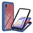 Custodia Silicone Trasparente Laterale 360 Gradi Cover YB2 per Samsung Galaxy A01 Core