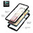 Custodia Silicone Trasparente Laterale 360 Gradi Cover YB2 per Samsung Galaxy A12