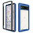 Custodia Silicone Trasparente Laterale 360 Gradi Cover ZJ1 per Google Pixel 6a 5G Blu