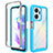 Custodia Silicone Trasparente Laterale 360 Gradi Cover ZJ1 per Huawei Honor X7a