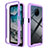 Custodia Silicone Trasparente Laterale 360 Gradi Cover ZJ1 per Nokia X100 5G Lavanda