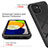 Custodia Silicone Trasparente Laterale 360 Gradi Cover ZJ1 per Samsung Galaxy A03
