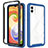 Custodia Silicone Trasparente Laterale 360 Gradi Cover ZJ1 per Samsung Galaxy A05 Blu