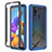 Custodia Silicone Trasparente Laterale 360 Gradi Cover ZJ1 per Samsung Galaxy A21s