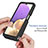 Custodia Silicone Trasparente Laterale 360 Gradi Cover ZJ1 per Samsung Galaxy A32 4G