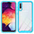 Custodia Silicone Trasparente Laterale 360 Gradi Cover ZJ1 per Samsung Galaxy A50