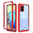 Custodia Silicone Trasparente Laterale 360 Gradi Cover ZJ1 per Samsung Galaxy A71 4G A715 Bianco