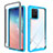 Custodia Silicone Trasparente Laterale 360 Gradi Cover ZJ1 per Samsung Galaxy A91
