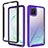 Custodia Silicone Trasparente Laterale 360 Gradi Cover ZJ1 per Samsung Galaxy M60s Lavanda