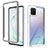 Custodia Silicone Trasparente Laterale 360 Gradi Cover ZJ1 per Samsung Galaxy Note 10 Lite Bianco