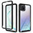 Custodia Silicone Trasparente Laterale 360 Gradi Cover ZJ1 per Samsung Galaxy Note 10 Lite Nero