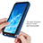 Custodia Silicone Trasparente Laterale 360 Gradi Cover ZJ1 per Samsung Galaxy S20