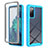 Custodia Silicone Trasparente Laterale 360 Gradi Cover ZJ1 per Samsung Galaxy S20 FE (2022) 5G