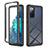 Custodia Silicone Trasparente Laterale 360 Gradi Cover ZJ1 per Samsung Galaxy S20 FE 4G Nero