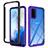 Custodia Silicone Trasparente Laterale 360 Gradi Cover ZJ1 per Samsung Galaxy S20 Lavanda