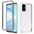 Custodia Silicone Trasparente Laterale 360 Gradi Cover ZJ1 per Samsung Galaxy S20 Plus