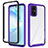 Custodia Silicone Trasparente Laterale 360 Gradi Cover ZJ1 per Samsung Galaxy S20 Plus 5G Lavanda