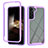 Custodia Silicone Trasparente Laterale 360 Gradi Cover ZJ1 per Samsung Galaxy S24 Plus 5G