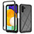 Custodia Silicone Trasparente Laterale 360 Gradi Cover ZJ2 per Samsung Galaxy A13 5G Nero