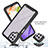 Custodia Silicone Trasparente Laterale 360 Gradi Cover ZJ2 per Samsung Galaxy A22 4G