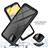 Custodia Silicone Trasparente Laterale 360 Gradi Cover ZJ2 per Samsung Galaxy A22 5G