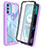 Custodia Silicone Trasparente Laterale 360 Gradi Cover ZJ3 per Motorola Moto G71 5G Viola